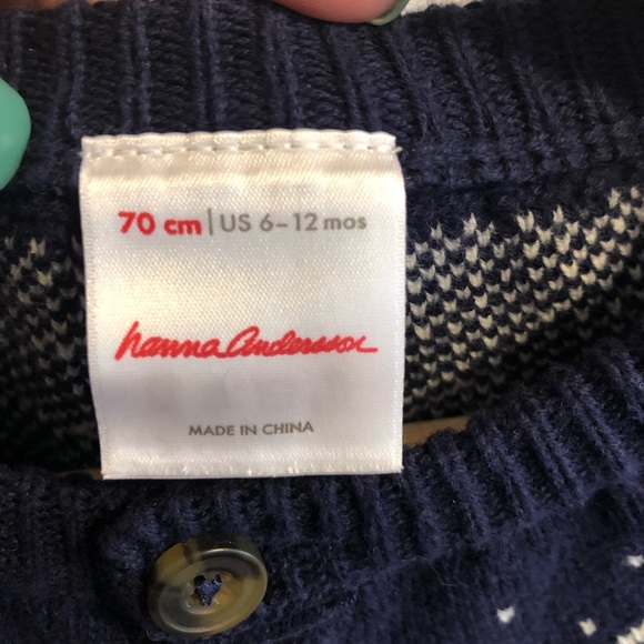 Tannenbaum Sweater Romper 🌲 Hanna Andersson - Picture 7 of 8